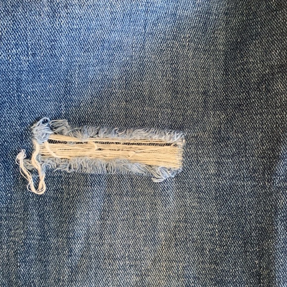 Rag & Bone Dre Low-Rise Slim Boyfriend Jeans Distressed Knees Sz 27 - Picture 7 of 8